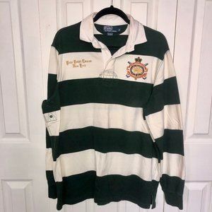 Polo by Ralph Lauren Green Stripe Rugby Shirt
